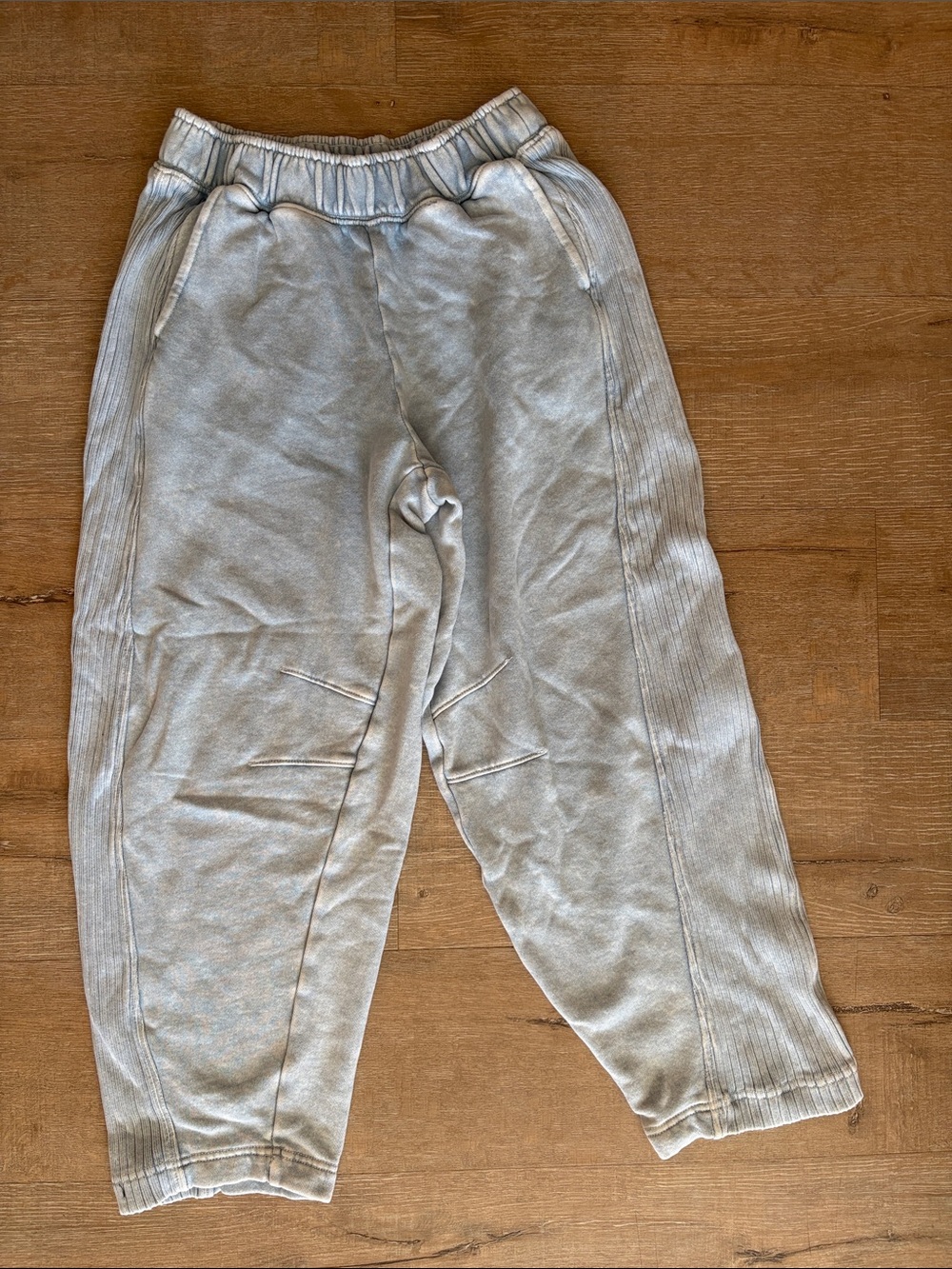 aerie light blue women’s barrel lounge pants